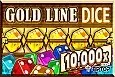 Gold Line Dice